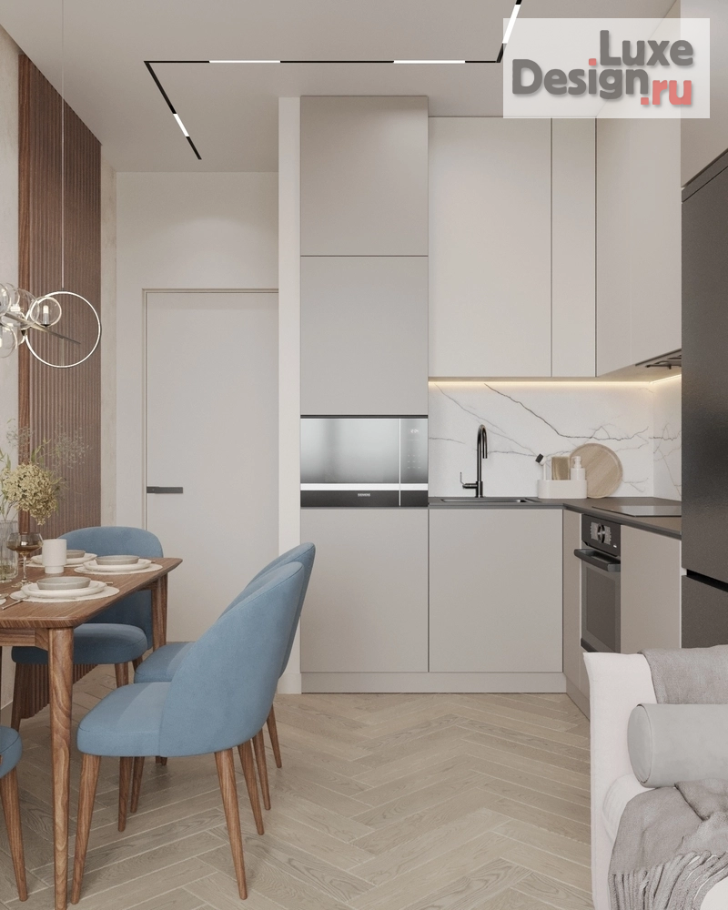 Дизайн интерьера двухкомнатной квартиры "ЖК Дом на Васильевском" (фото 18)