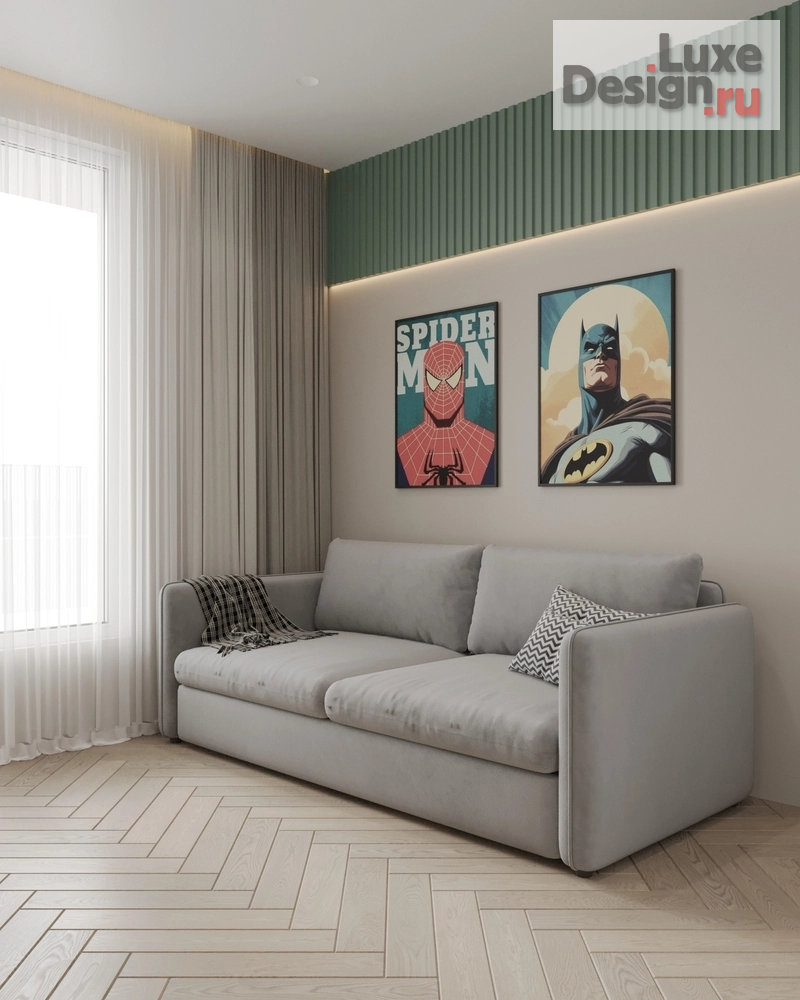 Дизайн интерьера двухкомнатной квартиры "ЖК Дом на Васильевском" (фото 13)