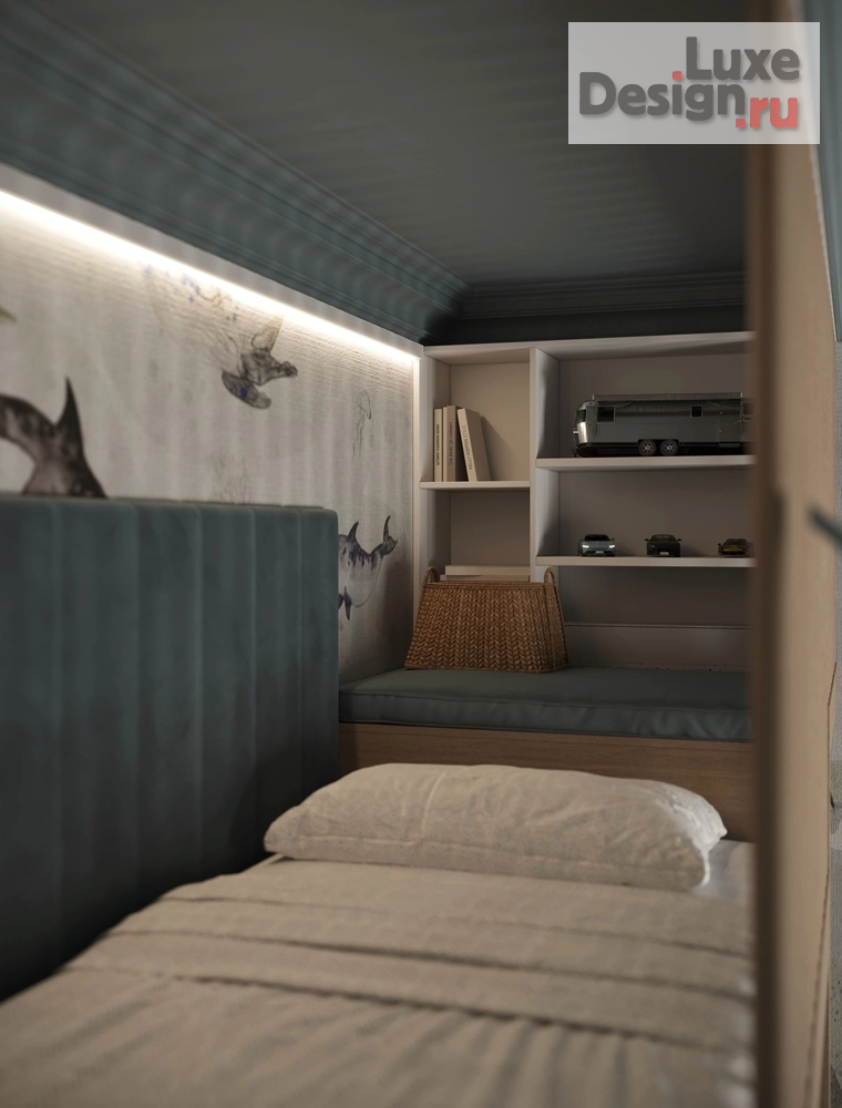 Дизайн интерьера детской "ЖК Мадонна Бенуа" (фото 7)