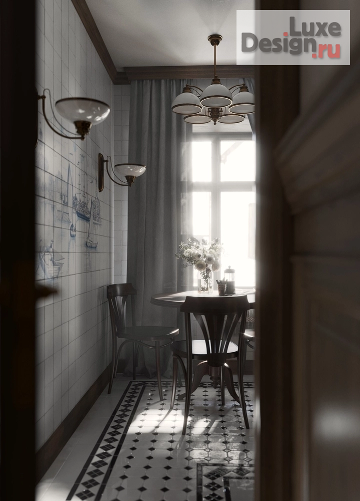 Дизайн интерьера двухкомнатной квартиры "наб. реки Мойки" (фото 15)