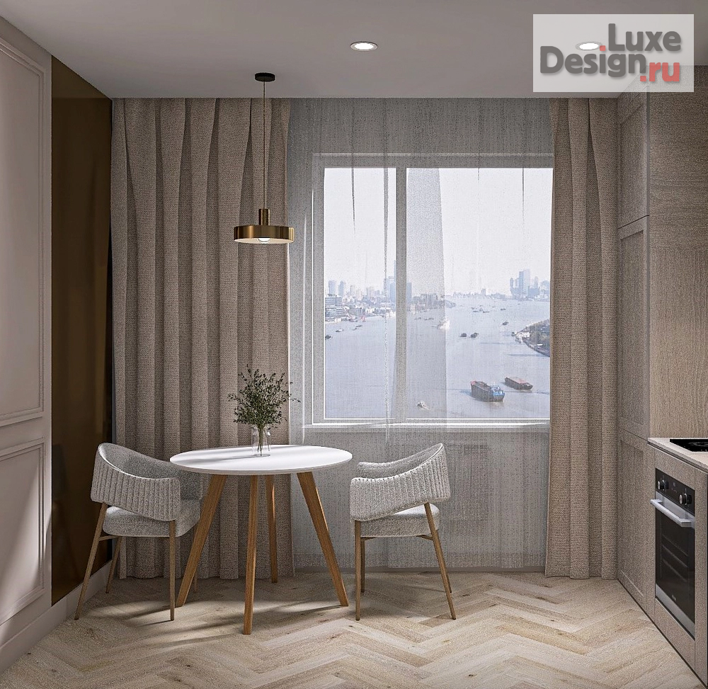 Дизайн интерьера однокомнатной квартиры "Дизайн-проект однокомнатной квартиры в Москве" (фото 11)