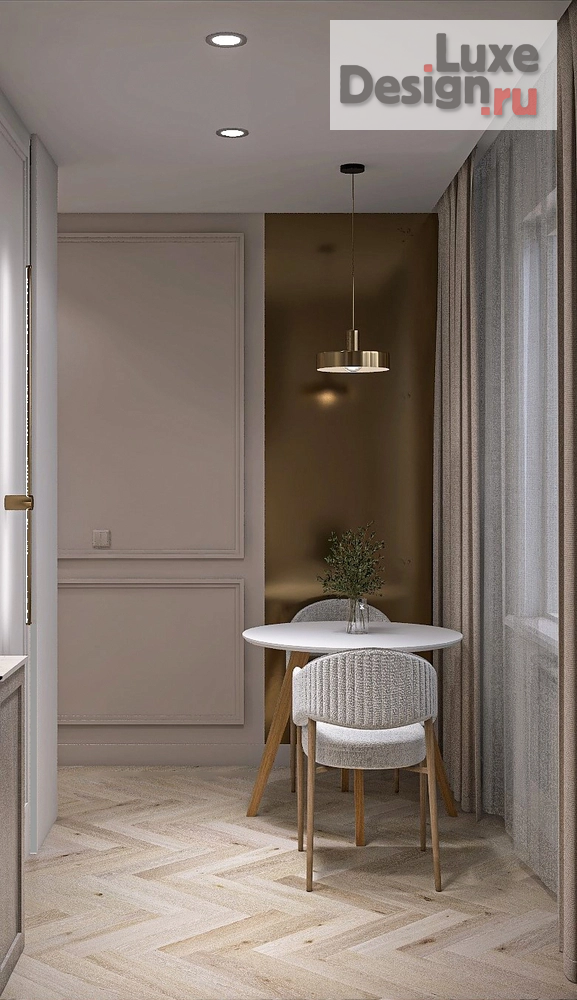 Дизайн интерьера однокомнатной квартиры "Дизайн-проект однокомнатной квартиры в Москве" (фото 12)