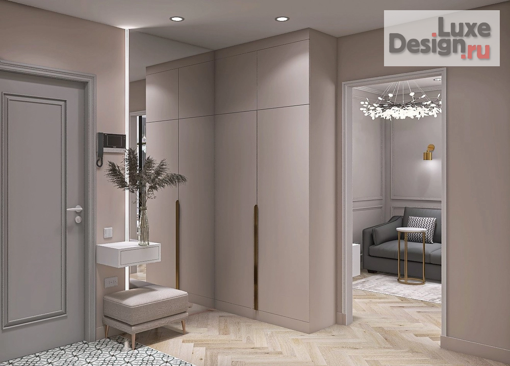 Дизайн интерьера однокомнатной квартиры "Дизайн-проект однокомнатной квартиры в Москве" (фото 13)