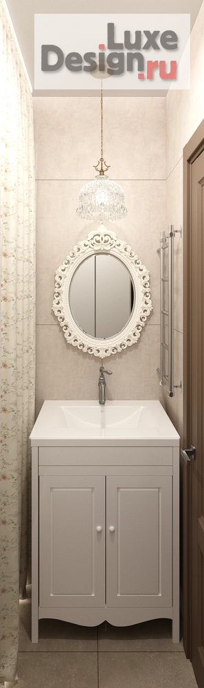 Дизайн интерьера ванной "Дизайн-проект ванной комнаты" (фото 3)