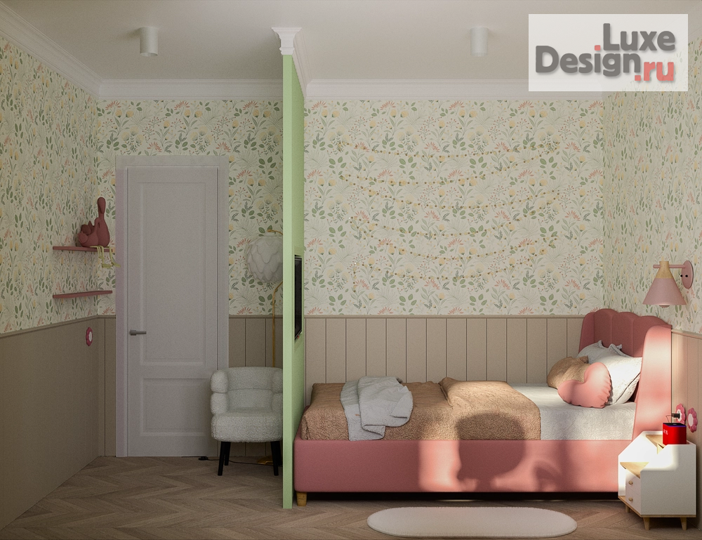 Дизайн интерьера детской "Дизайн-проект детской" (фото 1)