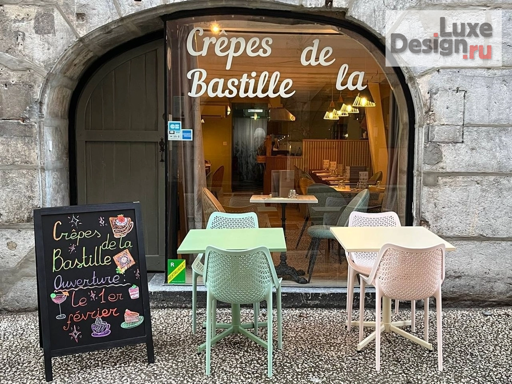 Дизайн интерьера кафе "Дизайн-проект кафе "Crepes de la Bastille"" (фото 3)