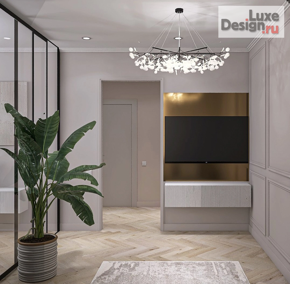 Дизайн интерьера однокомнатной квартиры "Дизайн-проект однокомнатной квартиры в Москве" (фото 6)