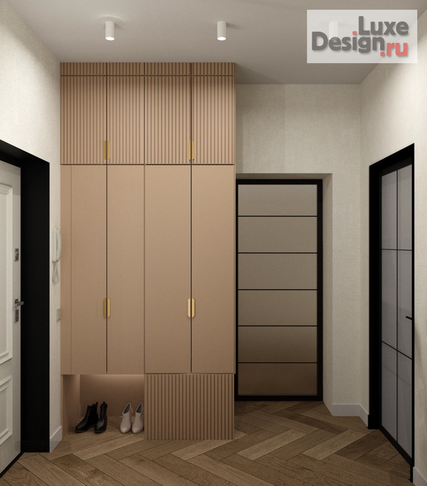 Дизайн интерьера однокомнатной квартиры "Дизайн-проект однокомнатной квартиры в Красноярске" (фото 7)