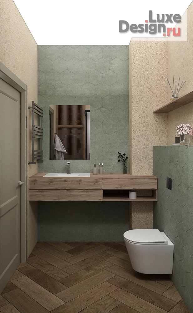 Дизайн интерьера однокомнатной квартиры "Дизайн-проект однокомнатной квартиры в Красноярске" (фото 8)