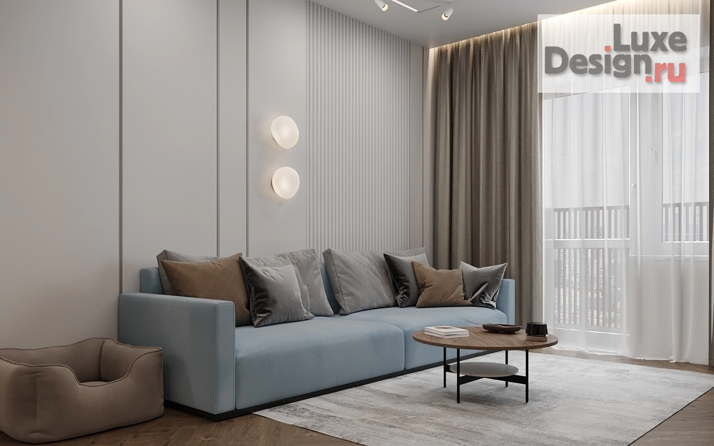 Дизайн интерьера двухкомнатной квартиры "Квартира в Санкт - Петербурге" (фото 1)