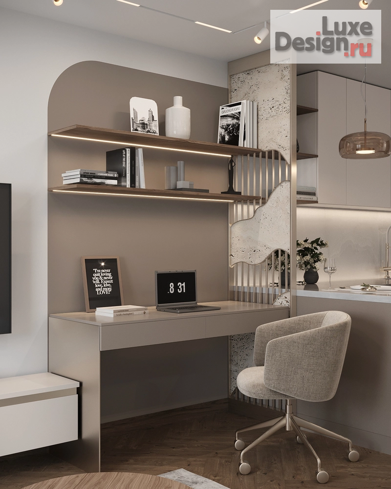 Дизайн интерьера двухкомнатной квартиры "Квартира в Санкт - Петербурге" (фото 3)