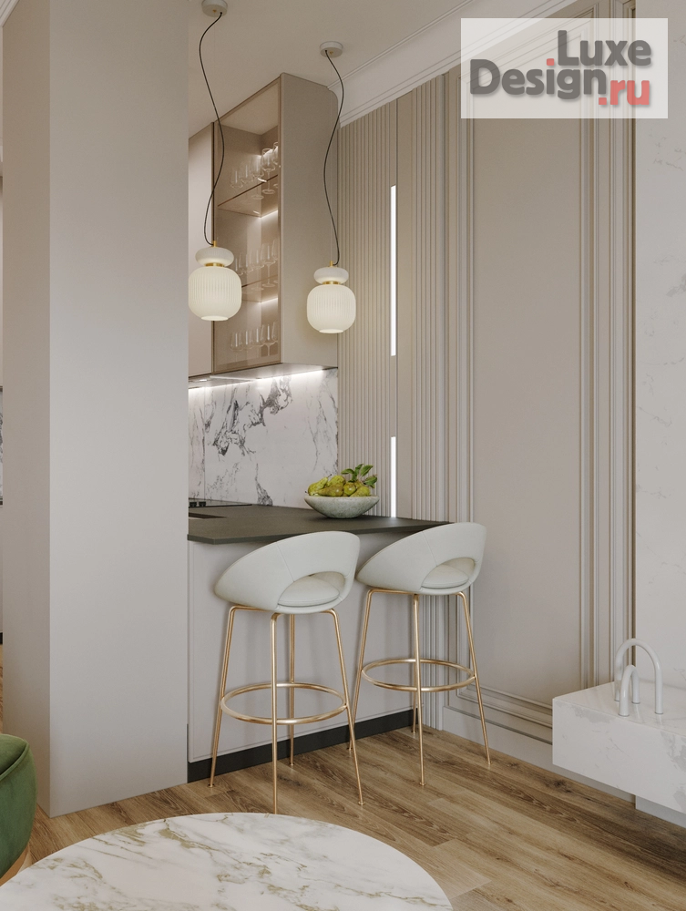 Дизайн интерьера двухкомнатной квартиры "Квартира в Москве" (фото 8)