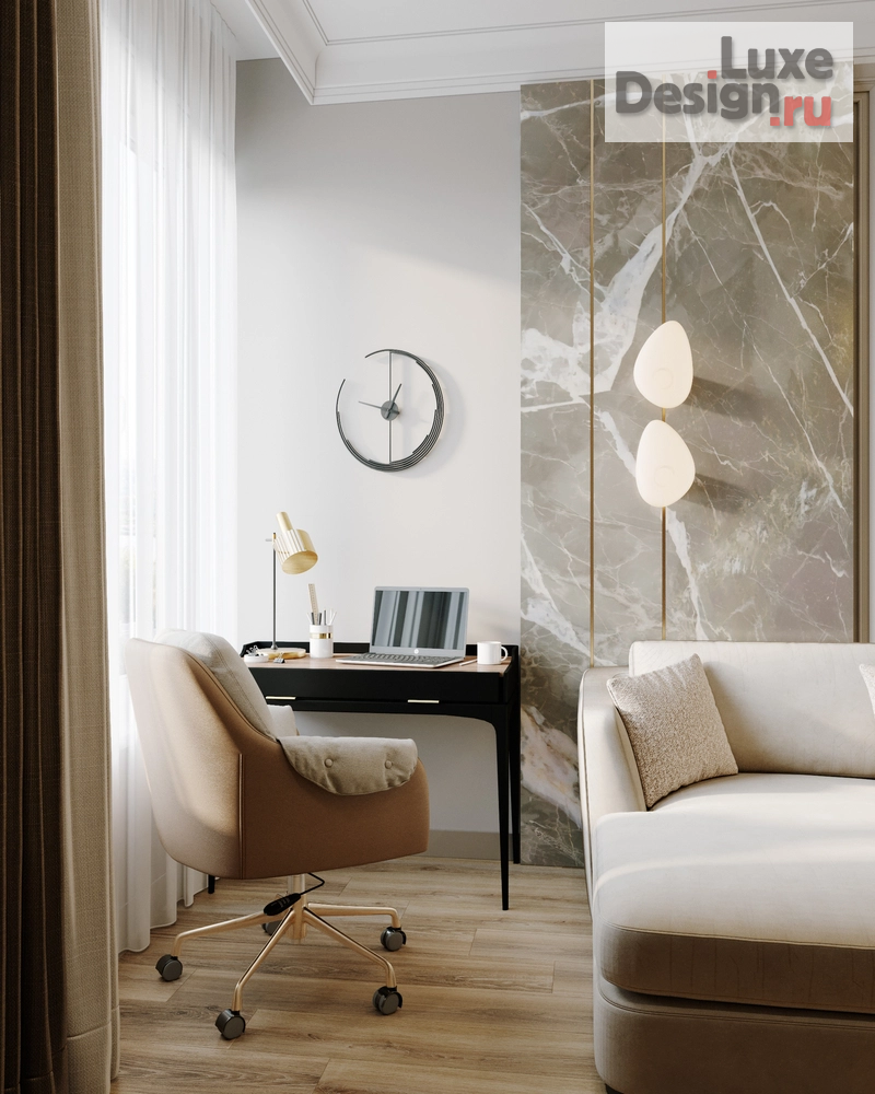 Дизайн интерьера двухкомнатной квартиры "Квартира в Москве" (фото 2)