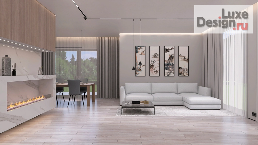 Дизайн интерьера частного дома "Дизайн проект загородного дома в поселке "Лес-Поле"" (фото 2)