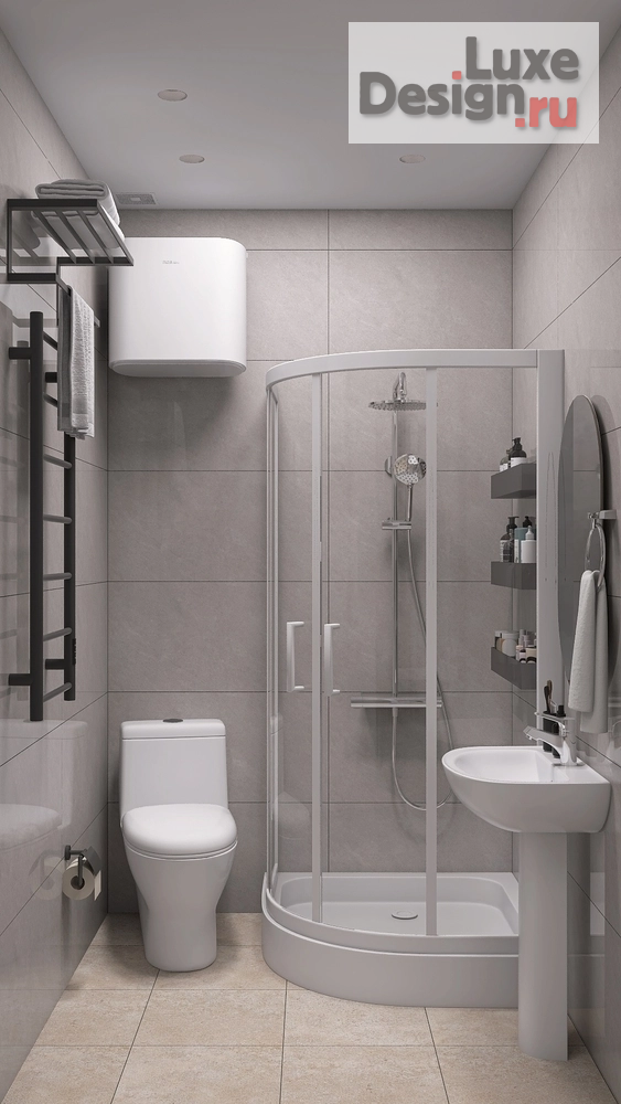 Дизайн интерьера однокомнатной квартиры "Дизайн-проект очень маленькой квартиры Чайковского 51" (фото 10)