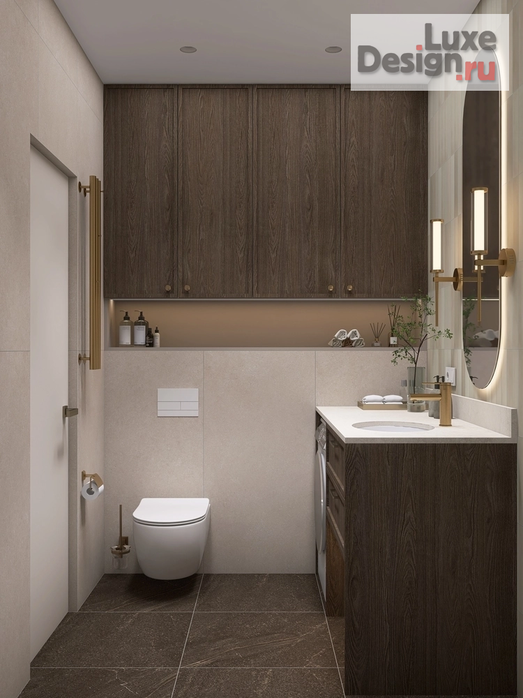 Дизайн интерьера однокомнатной квартиры "Дизайн-проект квартиры Кудрово Солнечная 4" (фото 9)