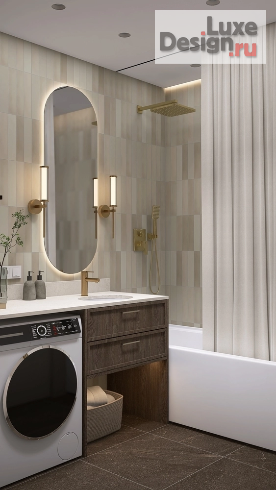 Дизайн интерьера однокомнатной квартиры "Дизайн-проект квартиры Кудрово Солнечная 4" (фото 8)