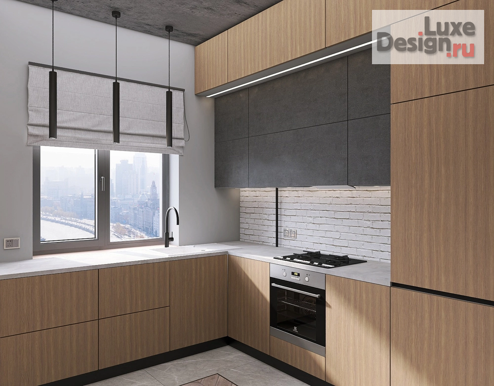 Дизайн интерьера столовой "Дизайн проект кухни - столовой 16 м2." (фото 1)