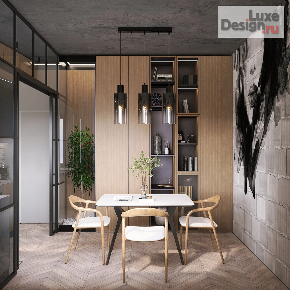 Дизайн интерьера столовой "Дизайн проект кухни - столовой 16 м2." (фото 2)