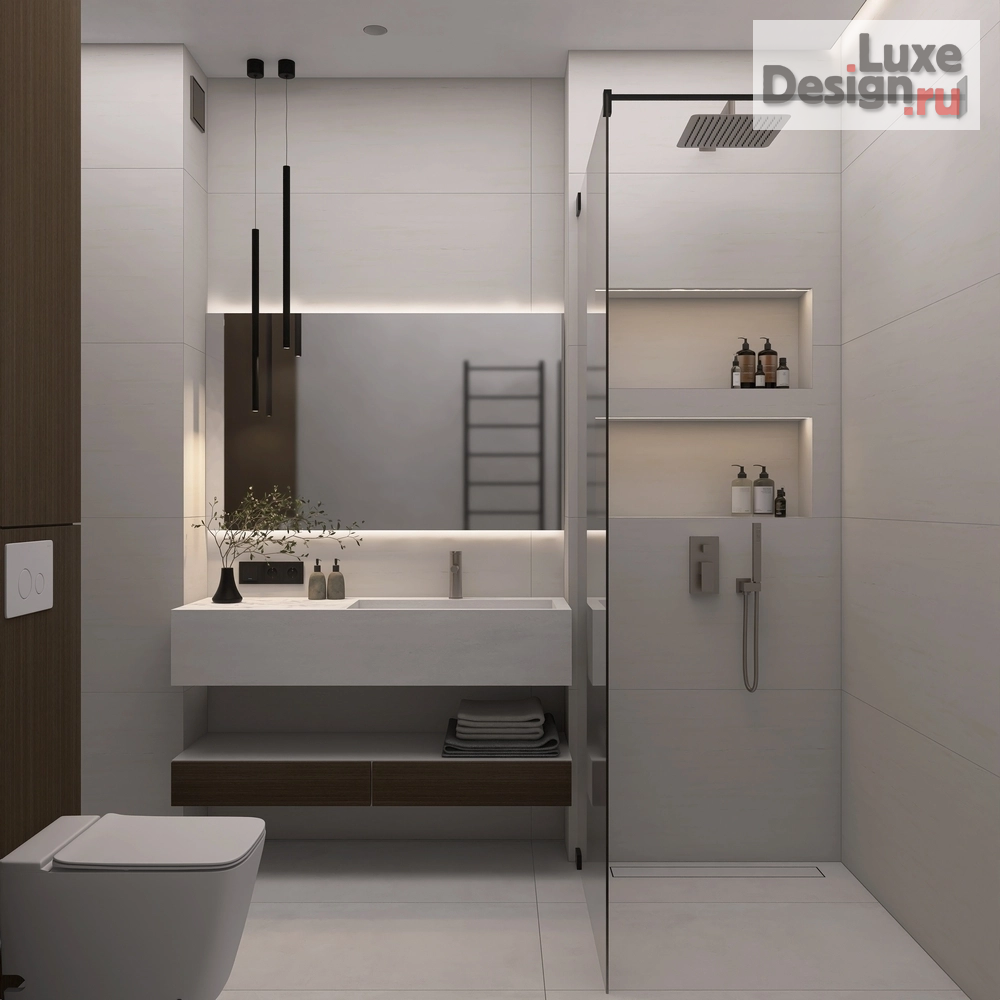 Дизайн интерьера трехкомнатной квартиры "Дизайн-проект квартиры 95м2. Петергофское ш. 53" (фото 18)