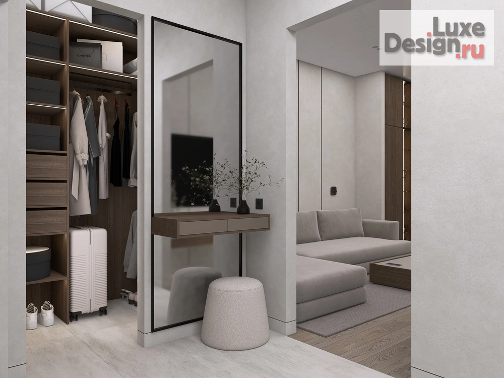 Дизайн интерьера трехкомнатной квартиры "Дизайн-проект квартиры 95м2. Петергофское ш. 53" (фото 22)