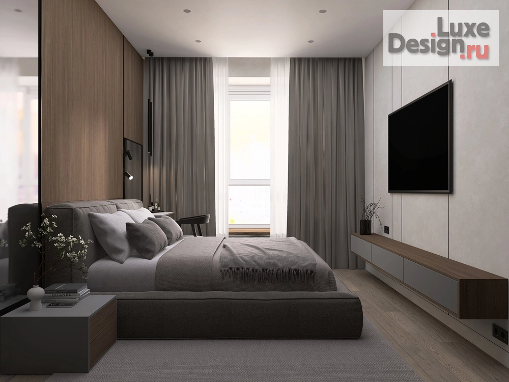 Дизайн интерьера трехкомнатной квартиры "Дизайн-проект квартиры 95м2. Петергофское ш. 53" (фото 10)