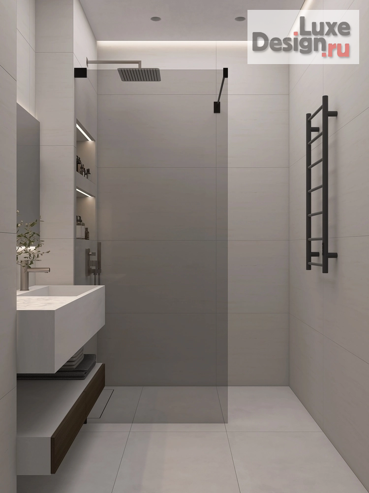 Дизайн интерьера трехкомнатной квартиры "Дизайн-проект квартиры 95м2. Петергофское ш. 53" (фото 19)