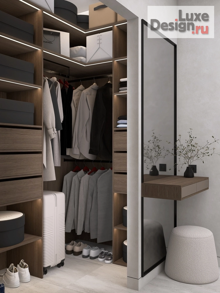 Дизайн интерьера трехкомнатной квартиры "Дизайн-проект квартиры 95м2. Петергофское ш. 53" (фото 21)