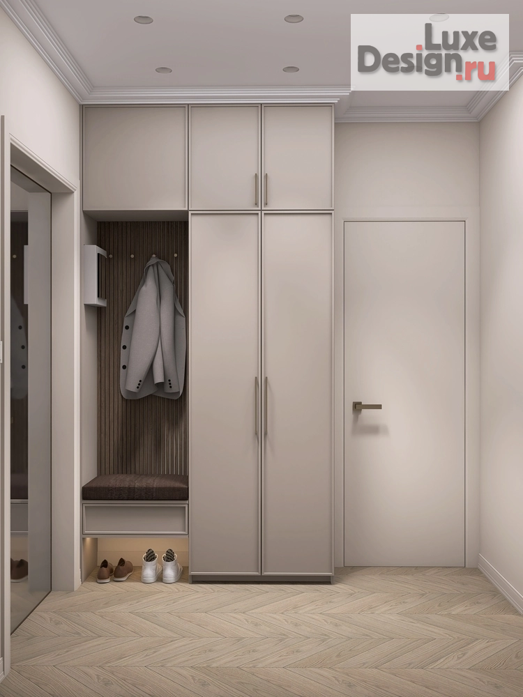 Дизайн интерьера однокомнатной квартиры "Дизайн-проект квартиры Кудрово Солнечная 4" (фото 10)