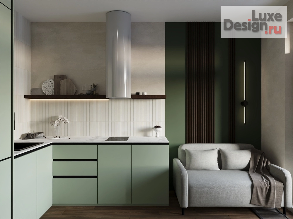 Дизайн интерьера однокомнатной квартиры "Дизайн-проект квартиры по адресу: г. Санкт-Петербург, ул. Измайловский бульвар, д.9, стр.1" (фото 1)