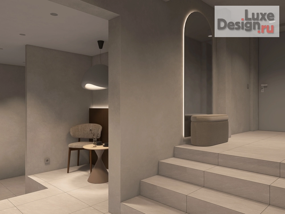 Дизайн интерьера двухкомнатной квартиры "Дизайн-проект "Массажный салон" Фермское шоссе, 12Б (м.Удельная)" (фото 4)