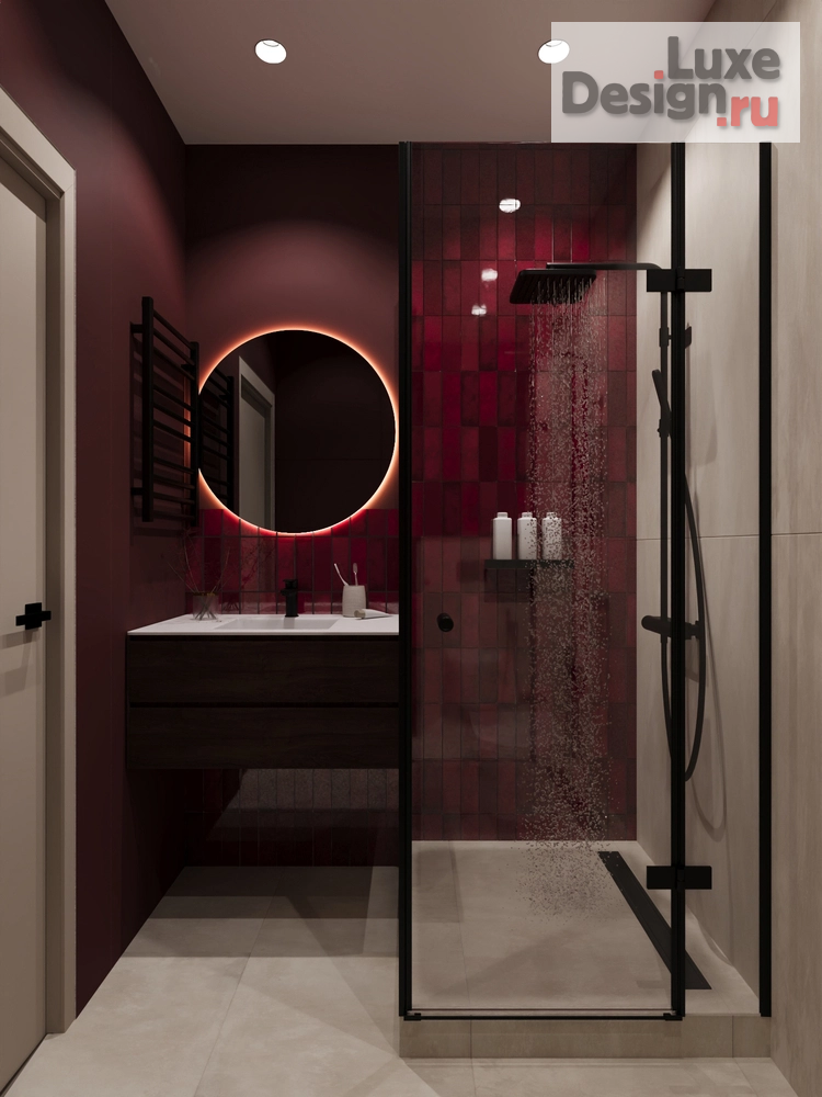 Дизайн интерьера однокомнатной квартиры "Дизайн-проект квартиры по адресу: г. Санкт-Петербург, ул. Измайловский бульвар, д.9, стр.1" (фото 13)