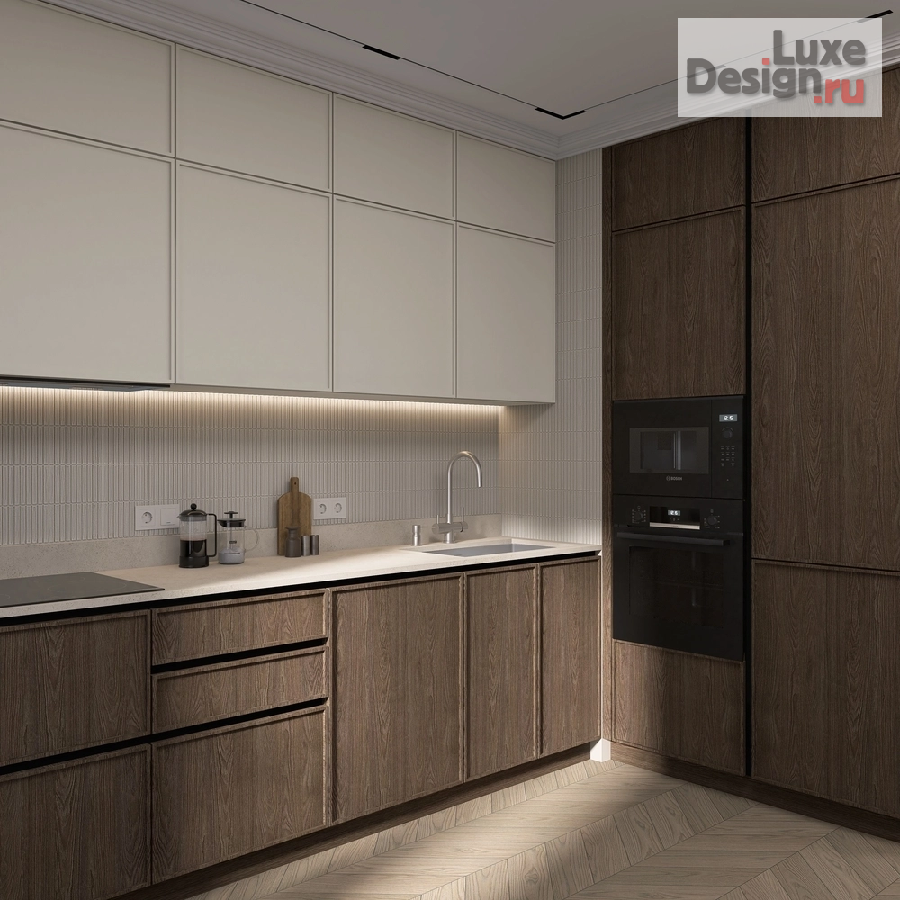 Дизайн интерьера однокомнатной квартиры "Дизайн-проект квартиры Кудрово Солнечная 4" (фото 2)