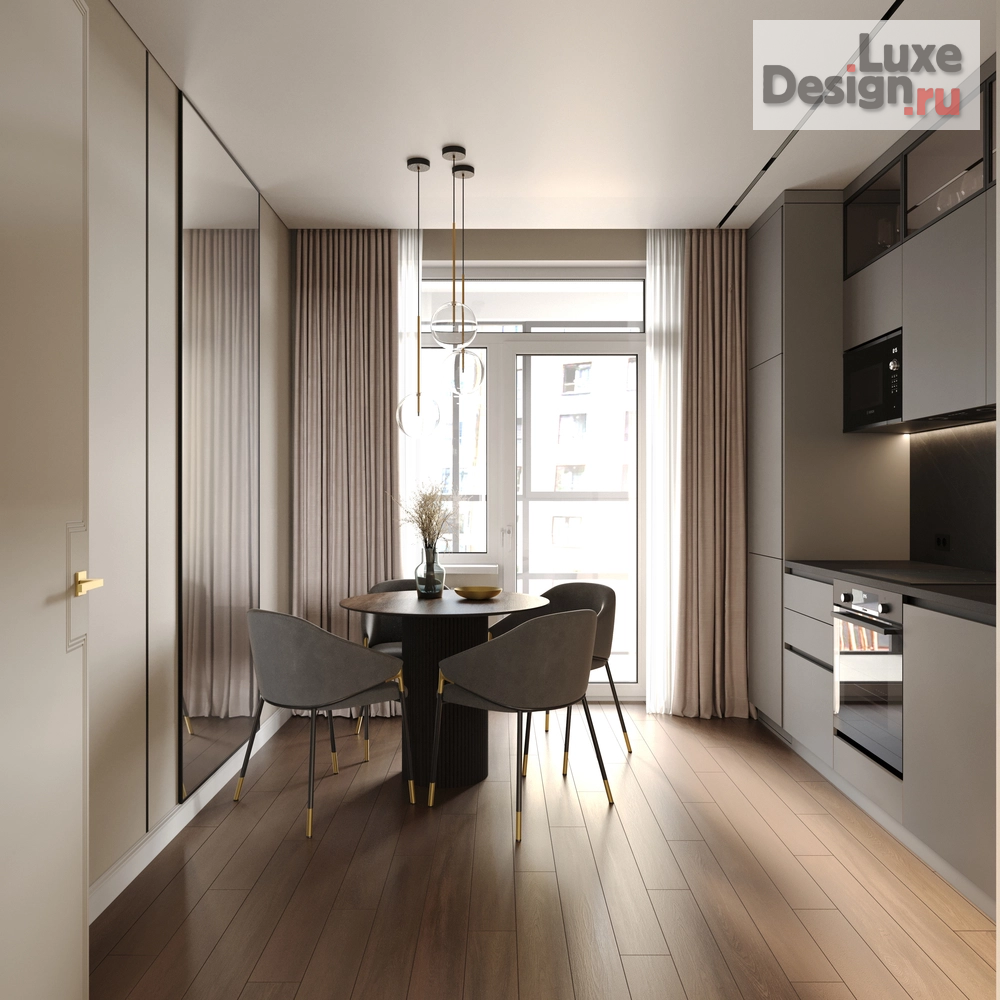 Дизайн интерьера трехкомнатной квартиры "Дизайн-проект шоу-рума для застройщика" (фото 3)