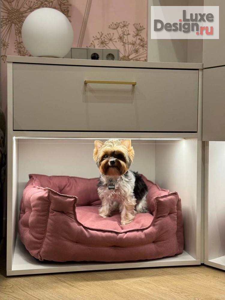 Дизайн интерьера спальни "Дизайн-проект комнаты 14м2 Савушкино 127" (фото 16)