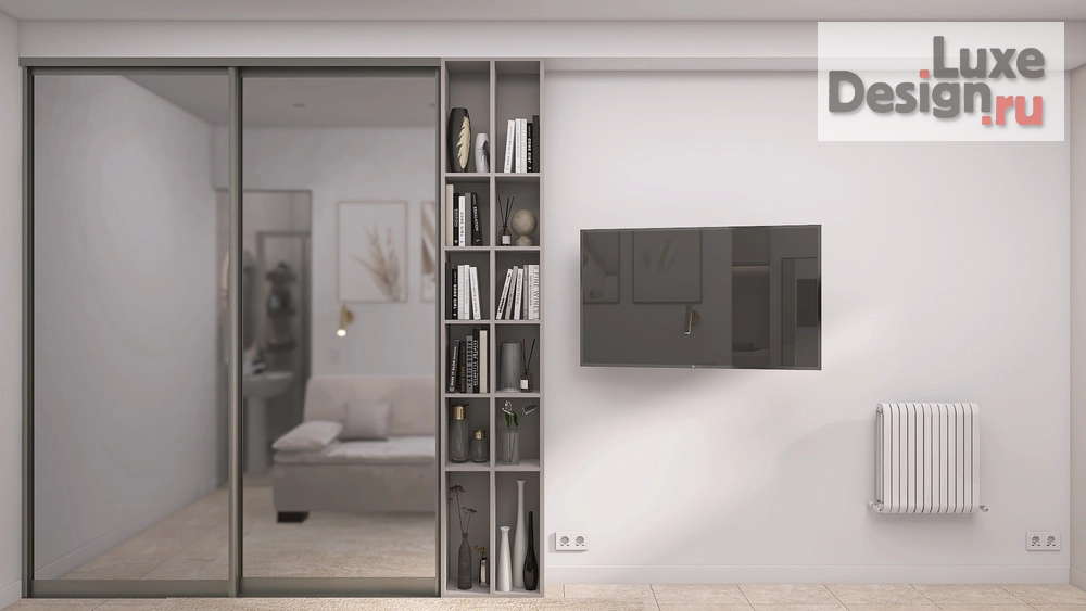 Дизайн интерьера однокомнатной квартиры "Дизайн-проект очень маленькой квартиры Чайковского 51" (фото 8)