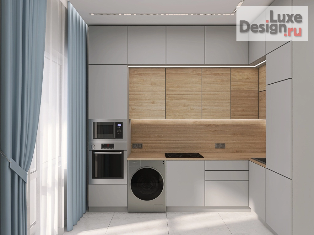 Дизайн интерьера кухни "Дизайн проект кухни 9,5 м2." (фото 2)