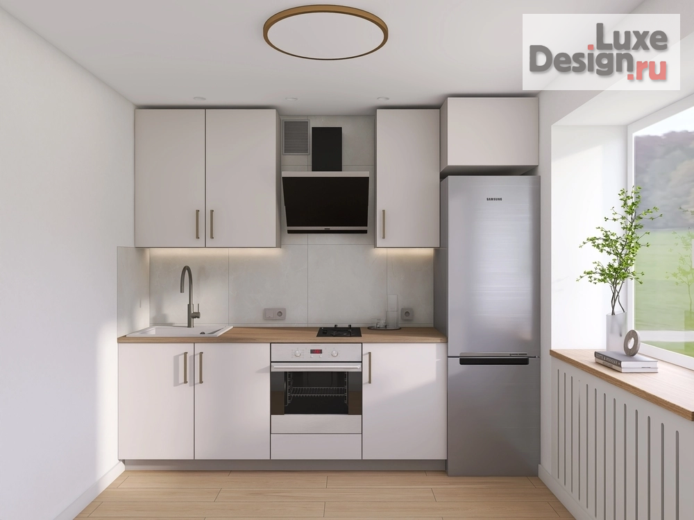 Дизайн интерьера однокомнатной квартиры "Дизайн-проект квартиры. Варшавская 108" (фото 9)