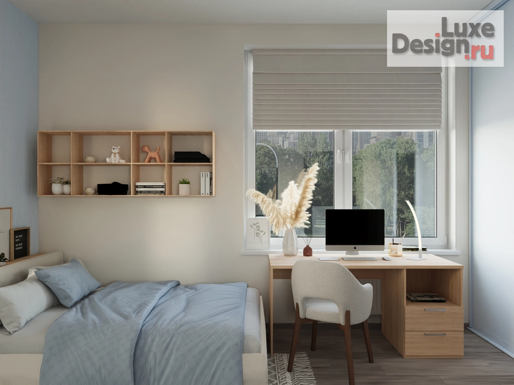 Дизайн интерьера однокомнатной квартиры "Дизайн-проект квартиры. Полюстровский пр. 77" (фото 6)