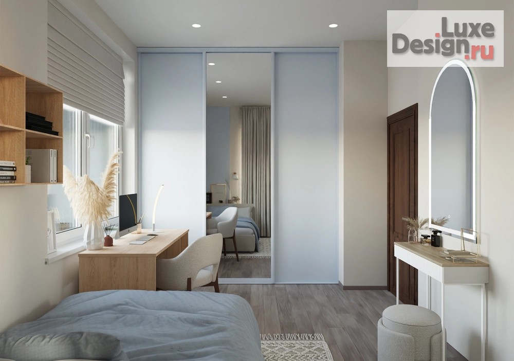 Дизайн интерьера однокомнатной квартиры "Дизайн-проект квартиры. Полюстровский пр. 77" (фото 5)