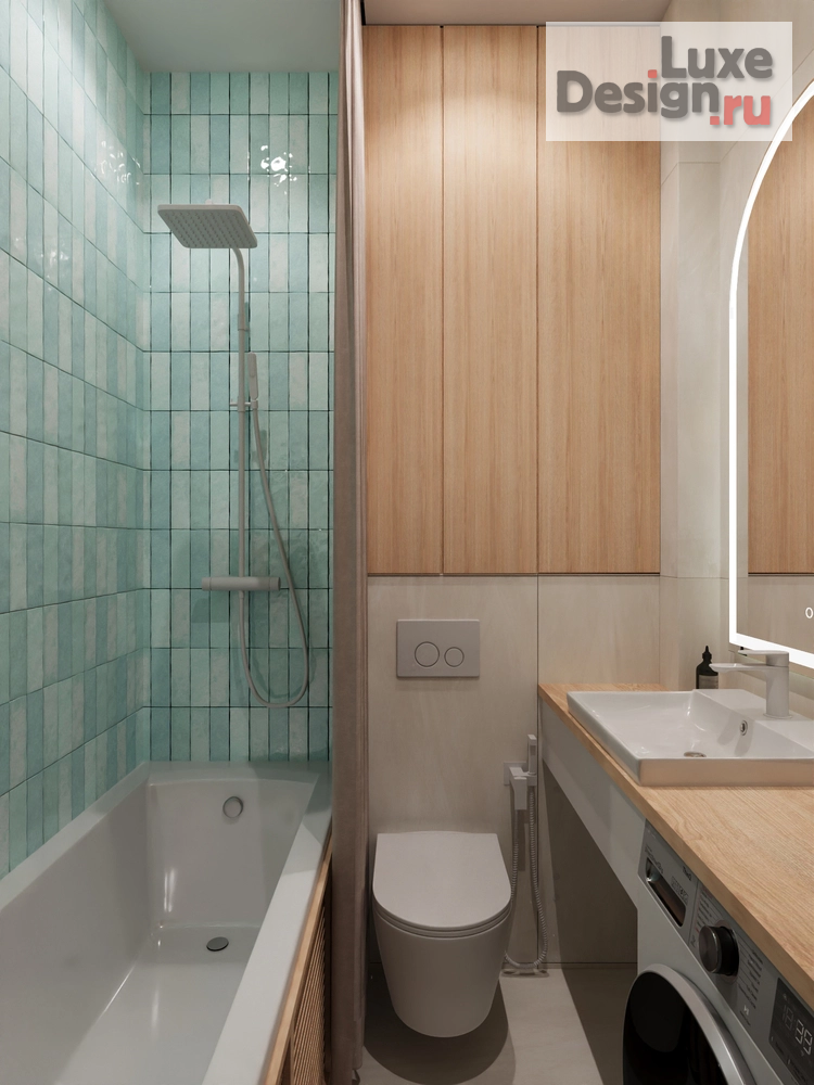 Дизайн интерьера однокомнатной квартиры "Дизайн-проект квартиры. Полюстровский пр. 77" (фото 8)