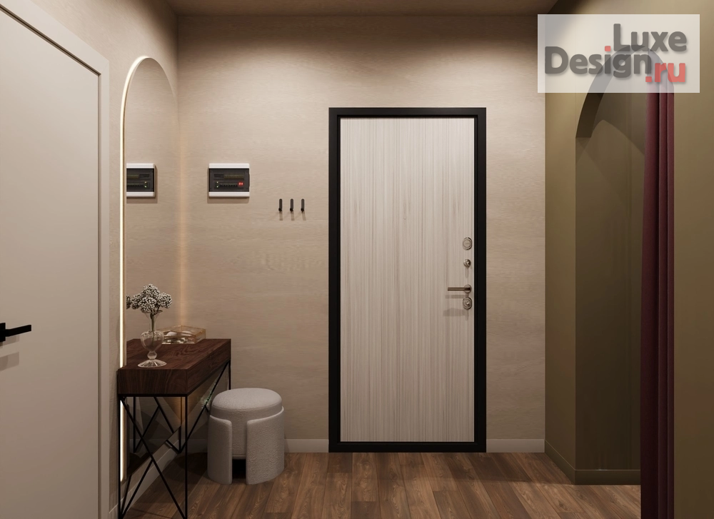 Дизайн интерьера однокомнатной квартиры "Дизайн-проект квартиры по адресу: г. Санкт-Петербург, ул. Измайловский бульвар, д.9, стр.1" (фото 17)