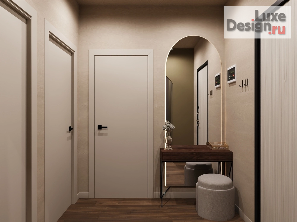 Дизайн интерьера однокомнатной квартиры "Дизайн-проект квартиры по адресу: г. Санкт-Петербург, ул. Измайловский бульвар, д.9, стр.1" (фото 16)