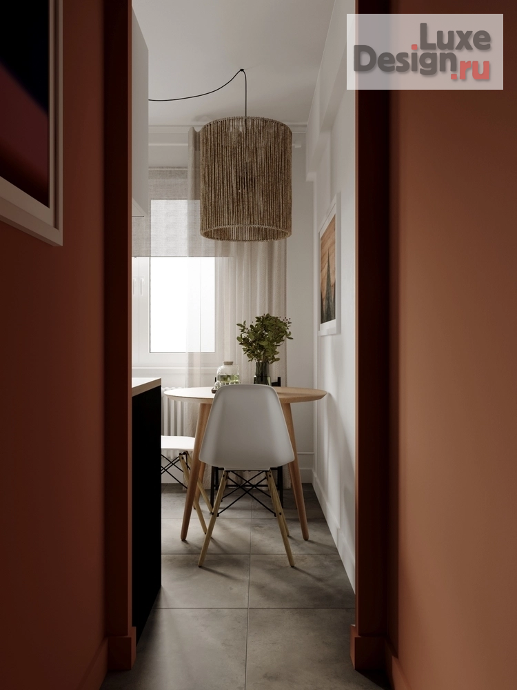 Дизайн интерьера двухкомнатной квартиры "КВАРТИРА КВАРТИРА 45 М² ДЛЯ МОЛОДОЙ ПАРЫ НА ПРОСПЕКТЕ ШАУМЯНА ДЛЯ МОЛОДОЙ ПАРЫ В САНКТ-ПЕТЕРБУРГЕ" (фото 4)