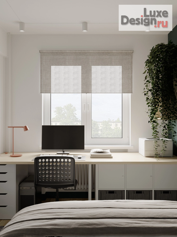 Дизайн интерьера двухкомнатной квартиры "КВАРТИРА КВАРТИРА 45 М² ДЛЯ МОЛОДОЙ ПАРЫ НА ПРОСПЕКТЕ ШАУМЯНА ДЛЯ МОЛОДОЙ ПАРЫ В САНКТ-ПЕТЕРБУРГЕ" (фото 13)