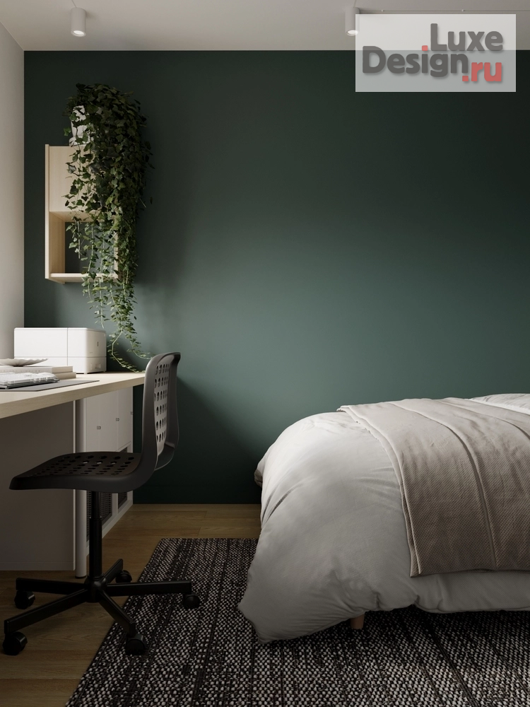 Дизайн интерьера двухкомнатной квартиры "КВАРТИРА КВАРТИРА 45 М² ДЛЯ МОЛОДОЙ ПАРЫ НА ПРОСПЕКТЕ ШАУМЯНА ДЛЯ МОЛОДОЙ ПАРЫ В САНКТ-ПЕТЕРБУРГЕ" (фото 14)