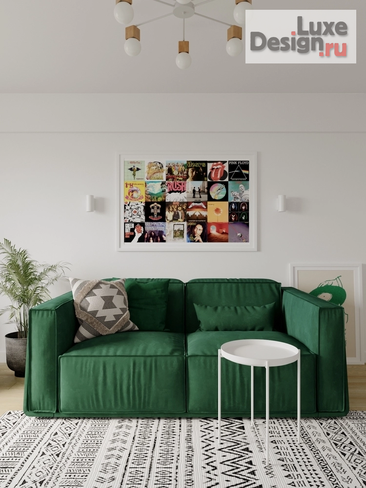 Дизайн интерьера двухкомнатной квартиры "КВАРТИРА КВАРТИРА 45 М² ДЛЯ МОЛОДОЙ ПАРЫ НА ПРОСПЕКТЕ ШАУМЯНА ДЛЯ МОЛОДОЙ ПАРЫ В САНКТ-ПЕТЕРБУРГЕ" (фото 9)