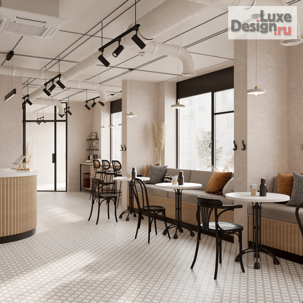 Дизайн интерьера кафе "Пекарня-кондитерская Хлебомания" (фото 12)