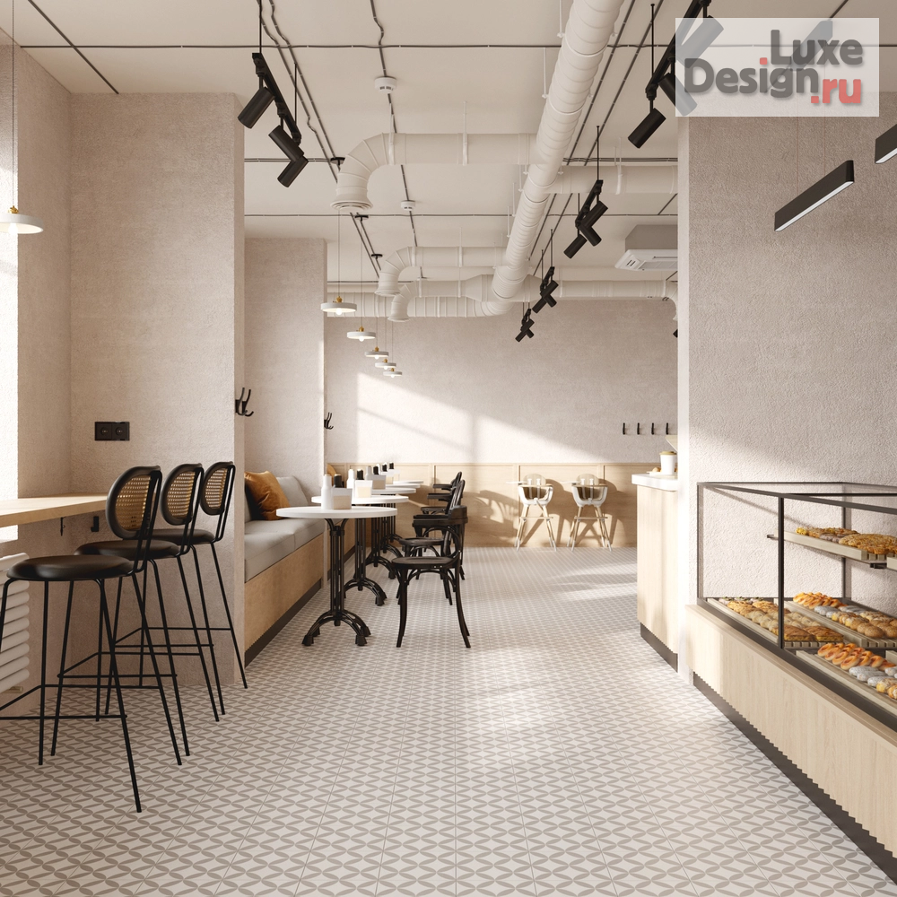 Дизайн интерьера кафе "Пекарня-кондитерская Хлебомания" (фото 13)