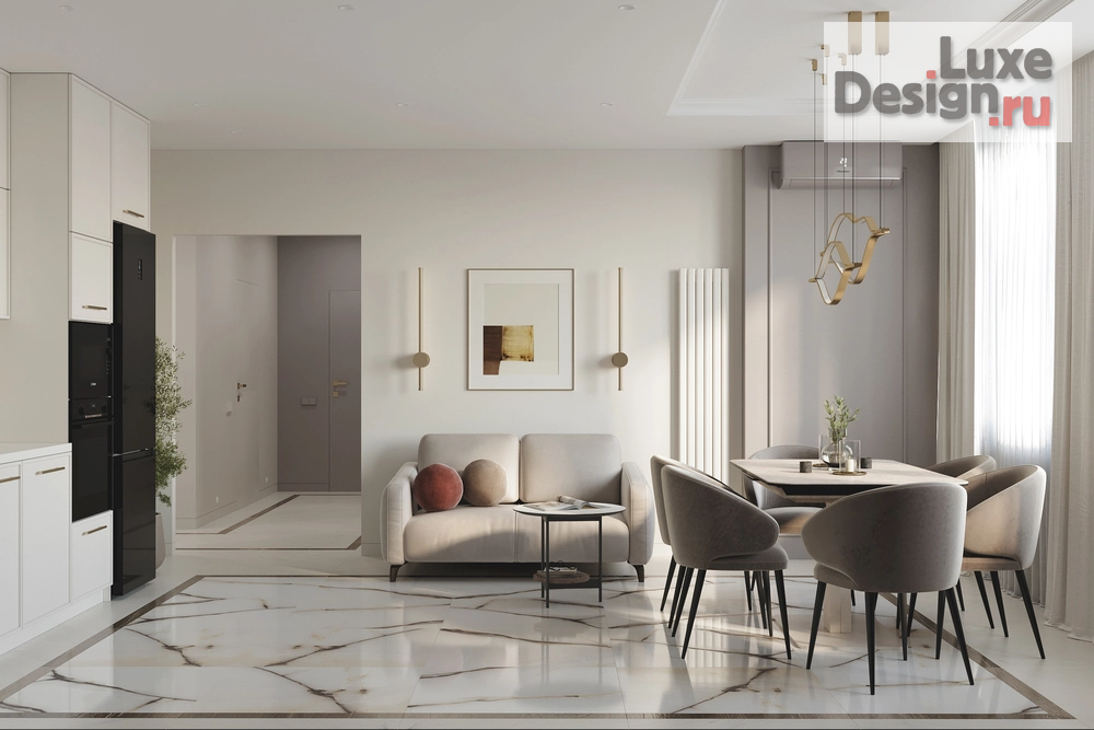Дизайн интерьера двухкомнатной квартиры "ЖК "Галактика PRO"" (фото 16)
